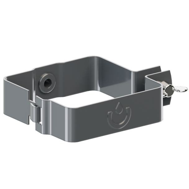 Хомут трубы квадратного водостока 80*80 mm / TM KROP 1 Хомут трубы квадратного водостока 80*80 mm / TM KROP