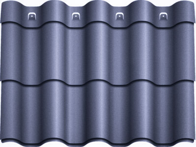 Металлочерепица Агат "Z-lock" Модульная 0,5 RAL 7016