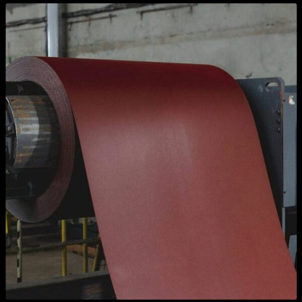 Гладкий лист POLYSTEEL - 0,45 мм / 1250 мм / PEMA / RAL 3005 бордовый