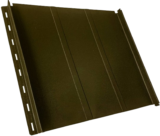 Клик-фальц Премиум П-3 0,5 мм "Будсервис-Иф" Италия RAL 8019 темно коричневый