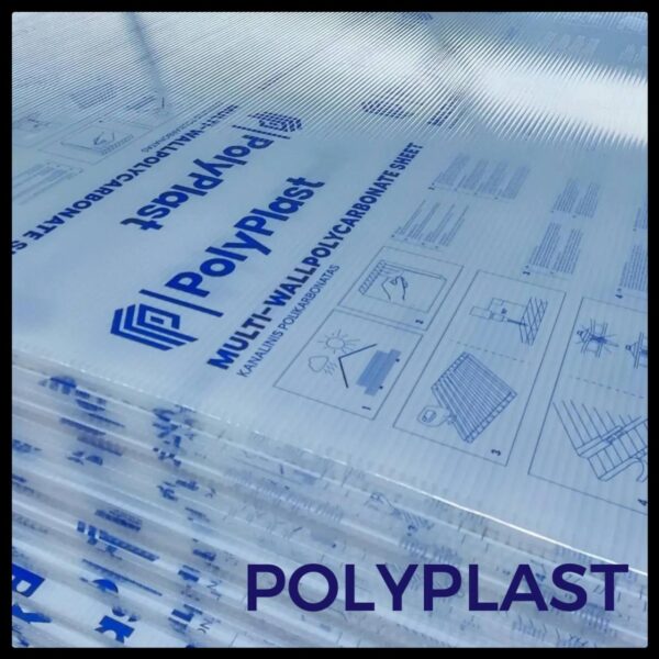 Сотовый поликарбонат POLYPLAST , мм
