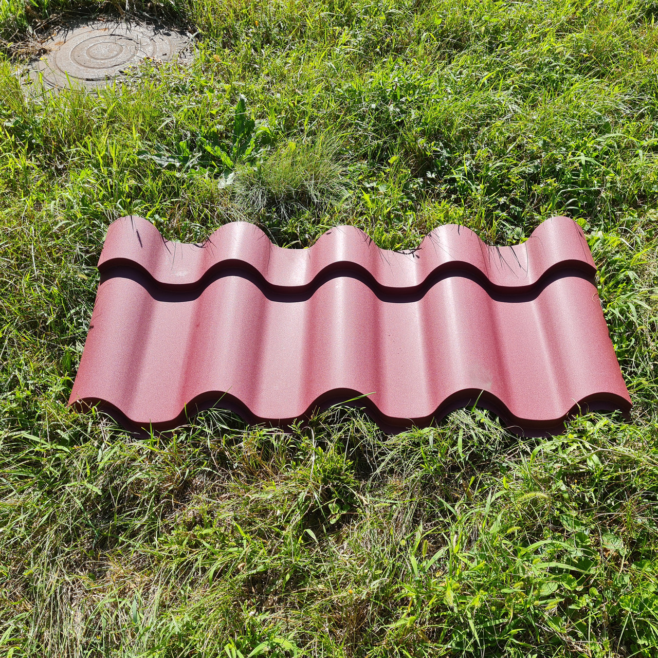 Металлочерепица Интегра 0,45 мм RAL 5010 Синий 1 Металлочерепица Интегра 0,45 мм RAL 5010 Синий