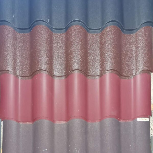 Металлочерепица Интегра 0,45 мм RAL 6020 бледно зеленый