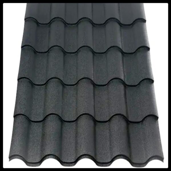 Металлочерепица Интегра 0,5 мм RAL 7016 Антрацит