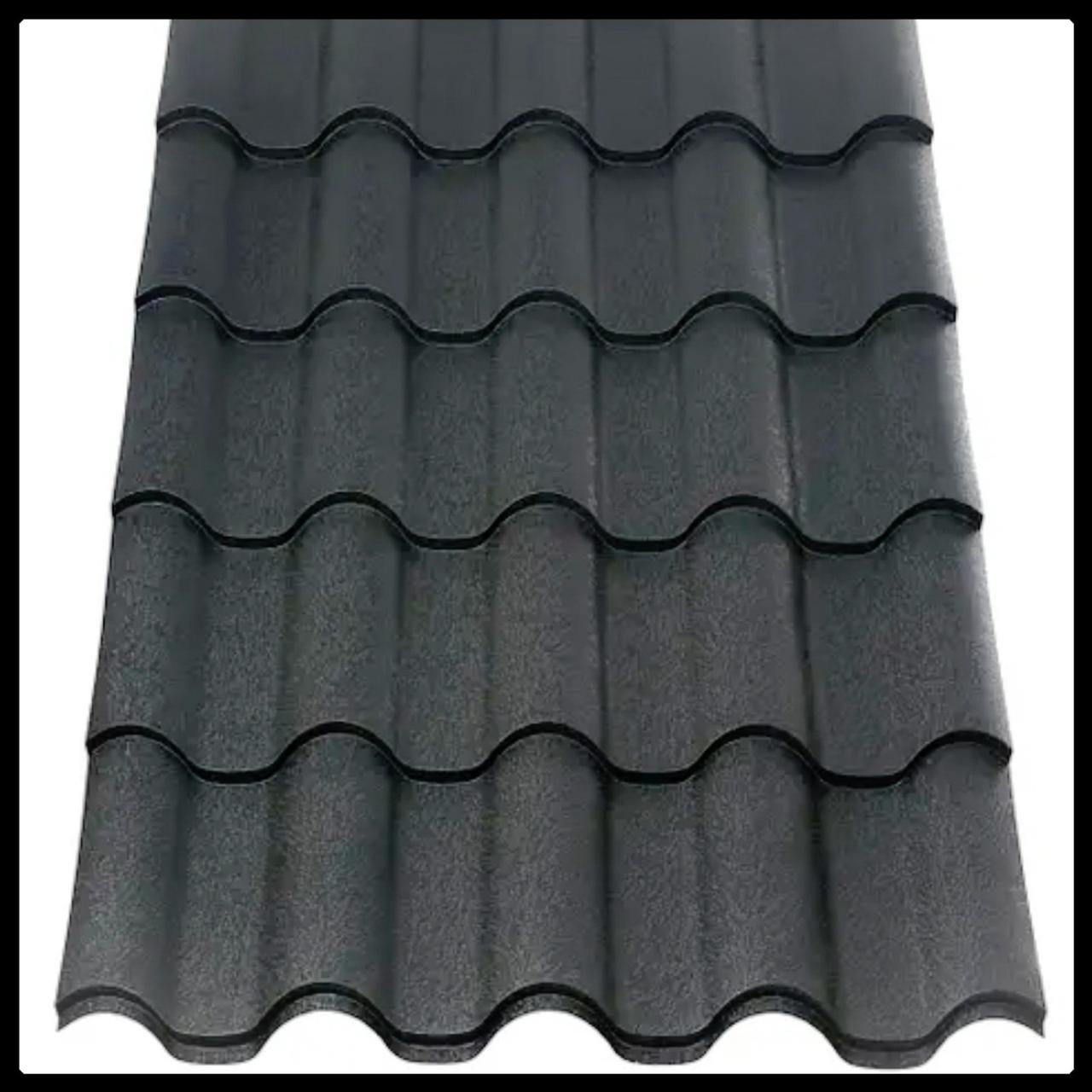 Металлочерепица Интегра 0,5 мм RAL 7016 Антрацит 1 Металлочерепица Интегра 0,5 мм RAL 7016 Антрацит