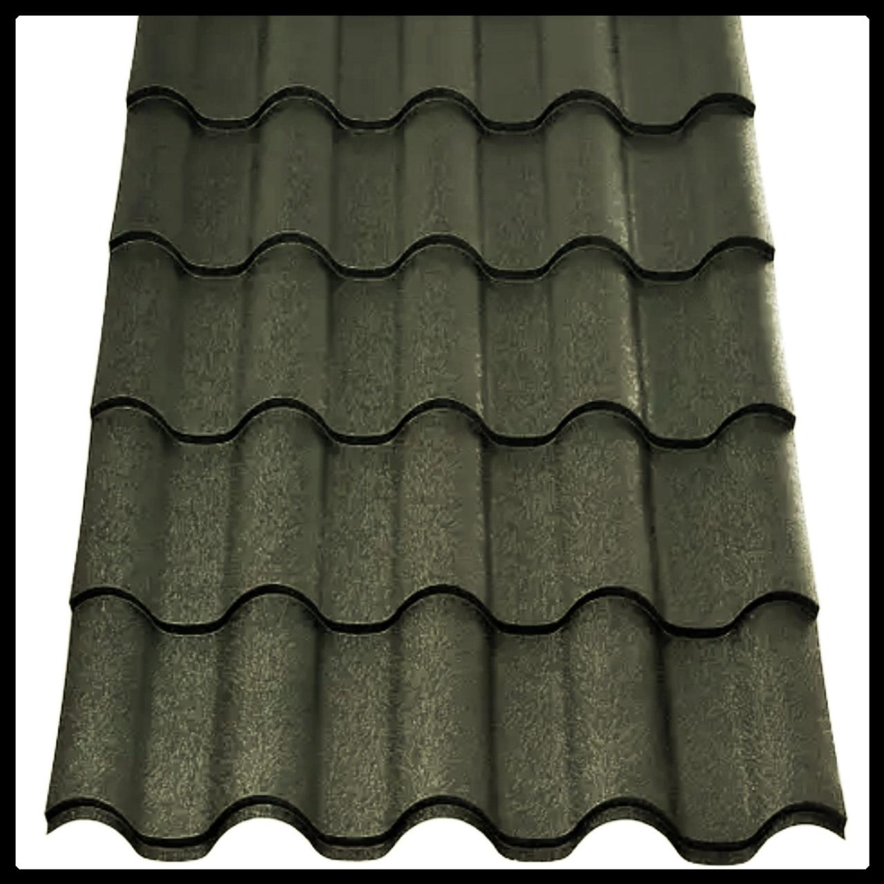 Металлочерепица Интегра 0,5 мм RAL 6020 бледно зеленый 1 Металлочерепица Интегра 0,5 мм RAL 6020 бледно зеленый