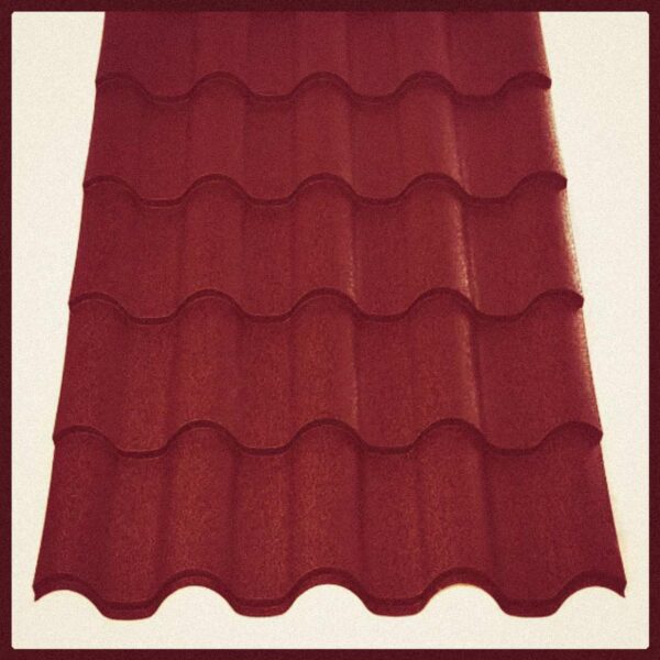 Металлочерепица Интегра 0,5 мм RAL 3009 красно-коричневый
