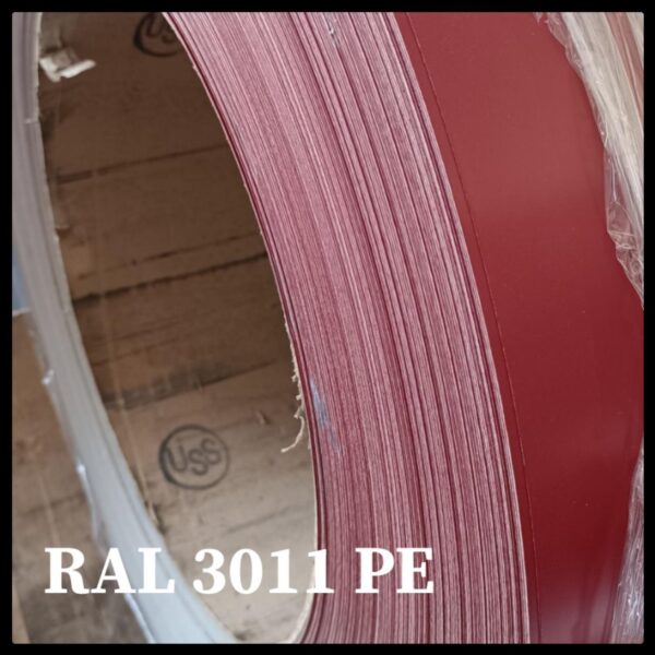 Гладкий лист 0,5 мм RAL 3011 PE (Глянец) USS Словак