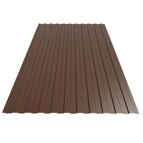 Профнастил П-8 Укрметалтрейд 0,45 RAL 8017 коричневый