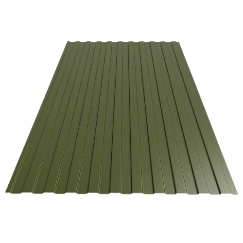 Профнастил П-8 Укрметалтрейд 0,45 RAL 6020 бледно зеленый