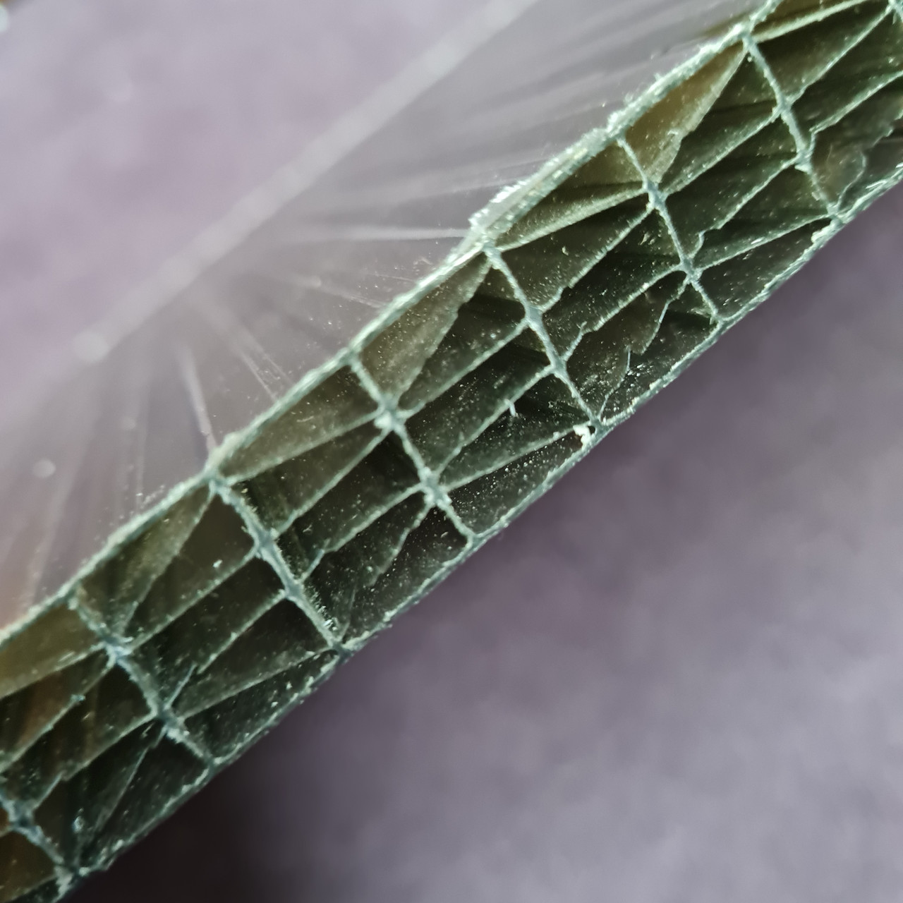 Поликарбонат сотовый 16 мм Ж образный Бронза 1 Поликарбонат сотовый 16 мм Ж образный Бронза