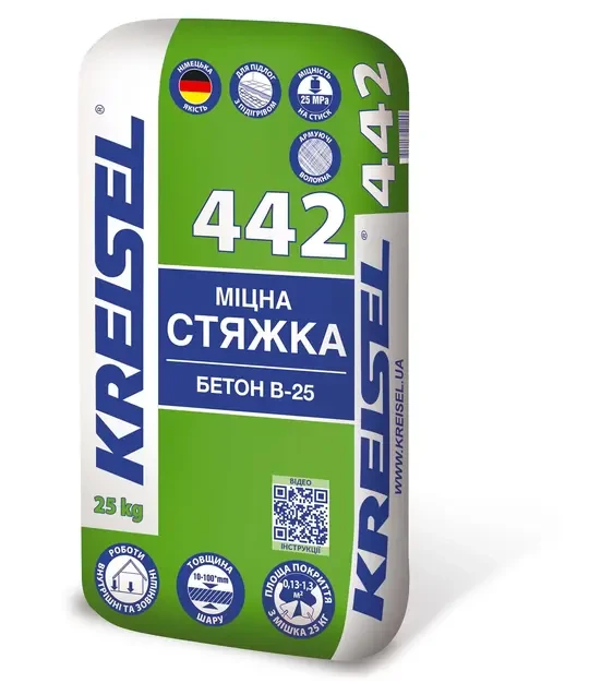 Прочная стяжка для полов БЕТОН B-25 Kreisel 442 1 Прочная стяжка для полов БЕТОН B-25 Kreisel 442