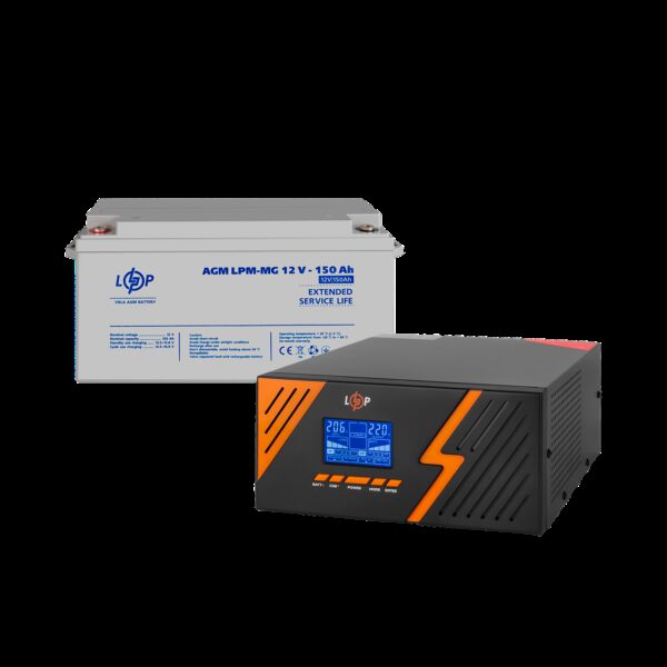 Комплект резервного питания ИБП + мультигелевая батарея (UPS B1500 + АКБ MG 1800Wh)