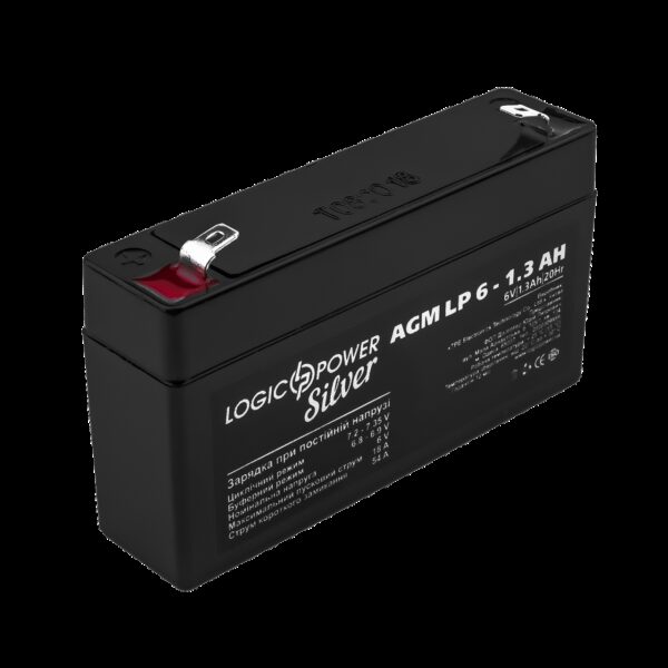 Аккумулятор AGM LP 6V - 1.3 Ah Silver