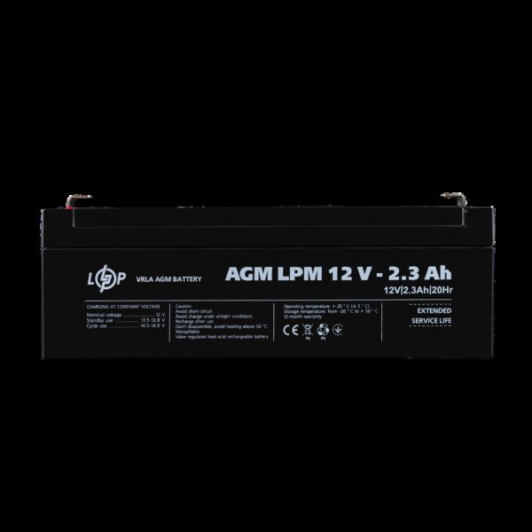 Аккумулятор AGM LPM 12V - 2.3 Ah