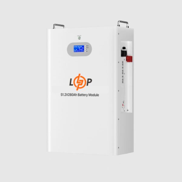 Аккумулятор LP LiFePO4 51,2V - 280 Ah (14336 Wh) (Smart BMS 200A) с LCD AB RS485/CAN