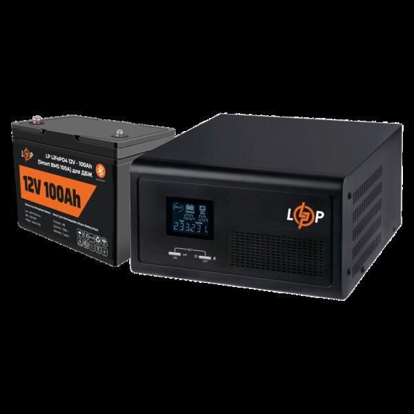 Комплект резервного питания LP (LogicPower) ИБП + литиевая (LiFePO4) батарея (UPS 1500VA + АКБ LiFePO4 1280W)