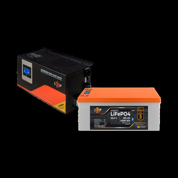Комплект резервного питания LP(LogicPower) ИБП + литиевая (LiFePO4) батарея (UPS W3000 + АКБ LiFePO4 4096W)