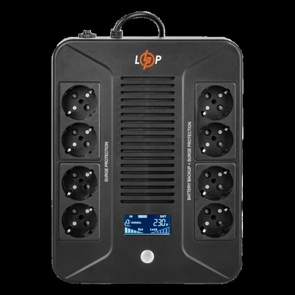 Линейно-интерактивный ИБП LP-800VA-8PS (480Вт) ТМ "LogicPower"