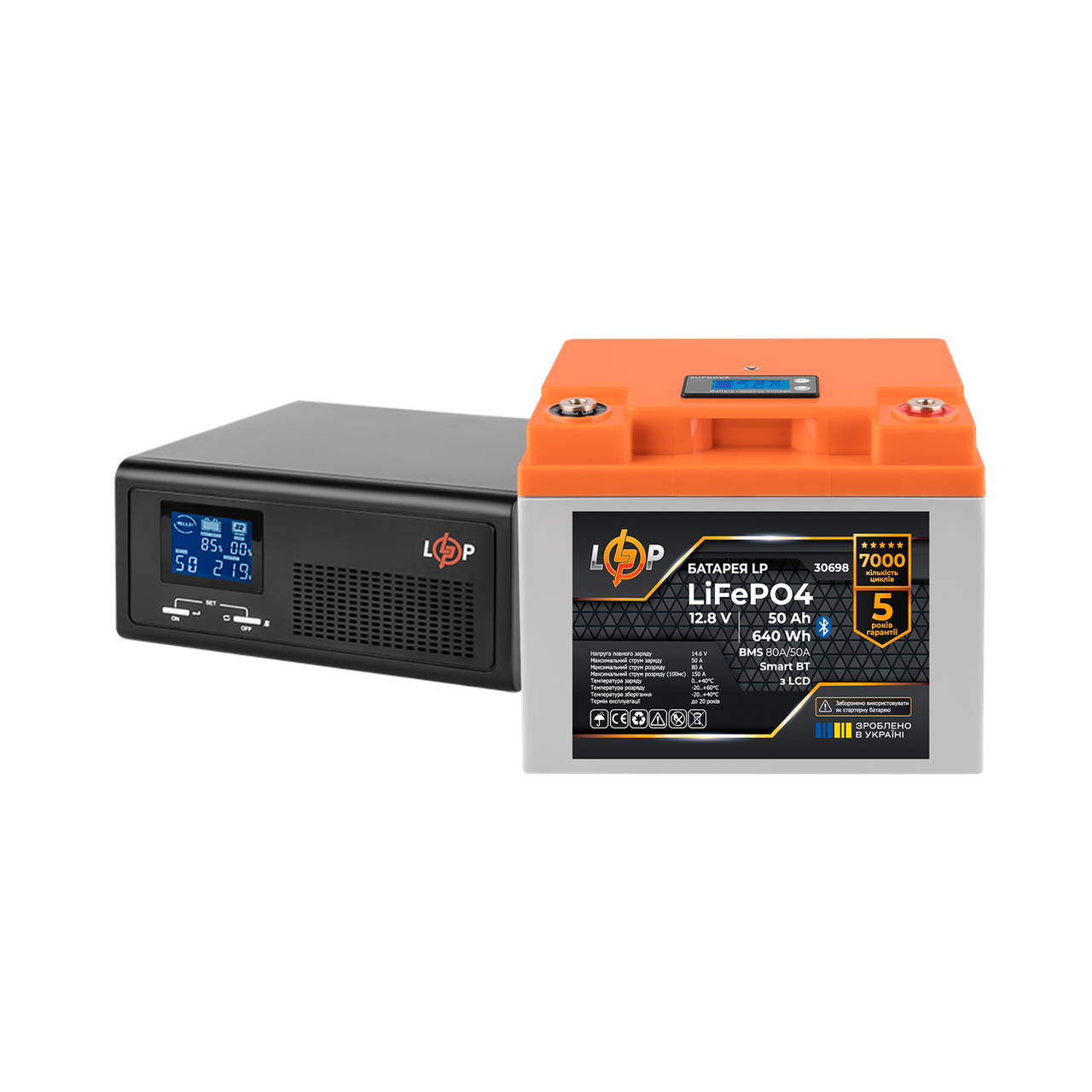 Комплект резервного питания LP(LogicPower) ИБП + литиевая (LiFePO4) батарея (UPS В1000 + АКБ LiFePO4 640W) 1 Комплект резервного питания LP(LogicPower) ИБП + литиевая (LiFePO4) батарея (UPS В1000 + АКБ LiFePO4 640W)