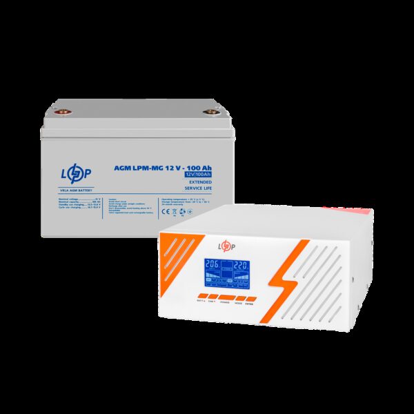 Комплект резервного питания ИБП + мультигелевая батарея (UPS B1500 + АКБ MG 1200Wh)