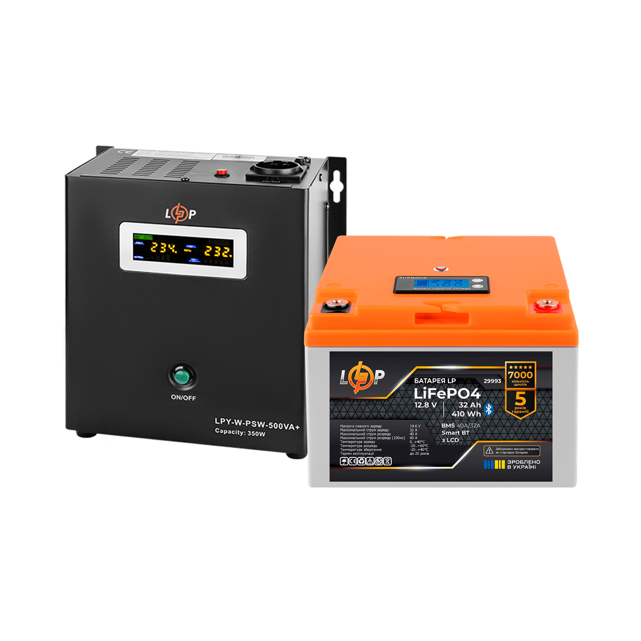 Комплект резервного питания LP(LogicPower) ИБП + литиевая (LiFePO4) батарея (UPS W500 + АКБ LiFePO4 410W) 1 Комплект резервного питания LP(LogicPower) ИБП + литиевая (LiFePO4) батарея (UPS W500 + АКБ LiFePO4 410W)