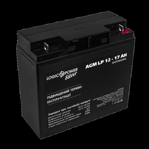Аккумулятор AGM LP 12V - 17 Ah Silver