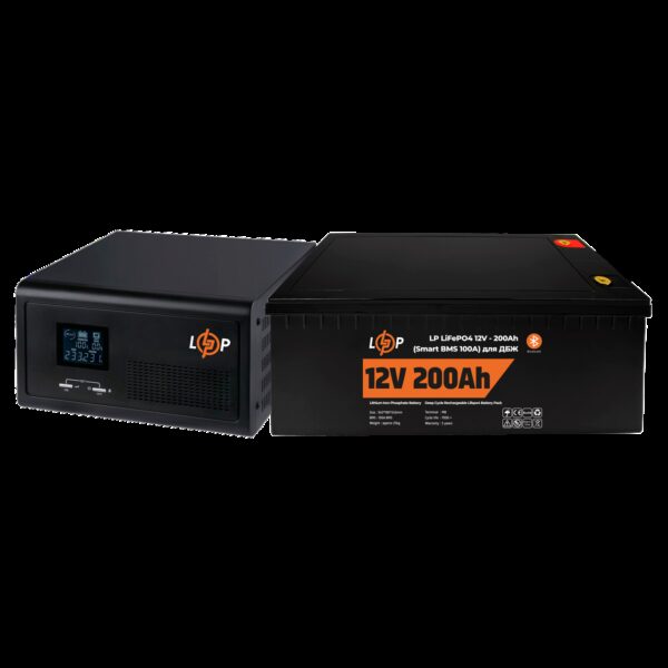 Комплект резервного питания LP (LogicPower) ИБП + литиевая (LiFePO4) батарея (UPS 430VA + АКБ LiFePO4 2560W)