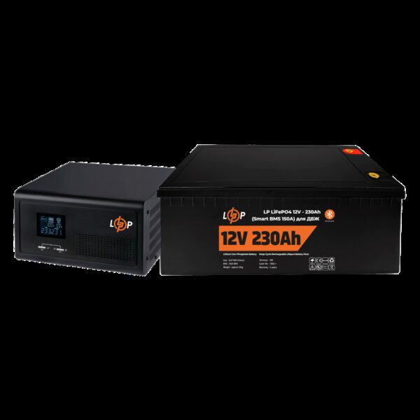 Комплект резервного питания LP (LogicPower) ИБП + литиевая (LiFePO4) батарея (UPS 1500VA + АКБ LiFePO4 2944W)
