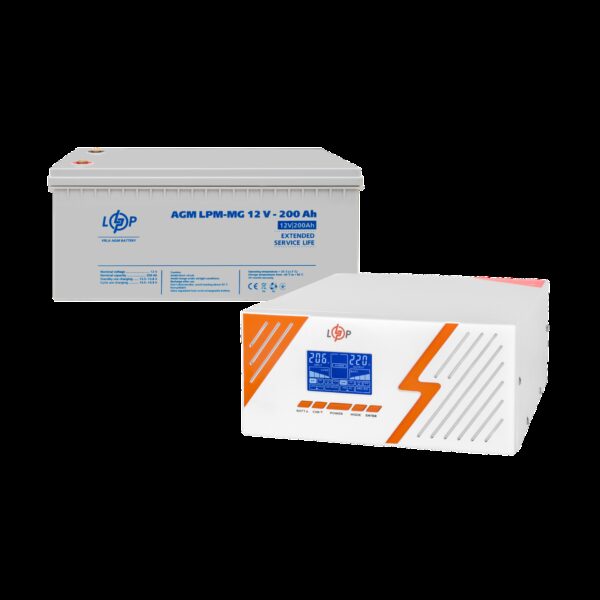 Комплект резервного питания ИБП + мультигелевая батарея (UPS B1500 + АКБ MG 2400Wh)