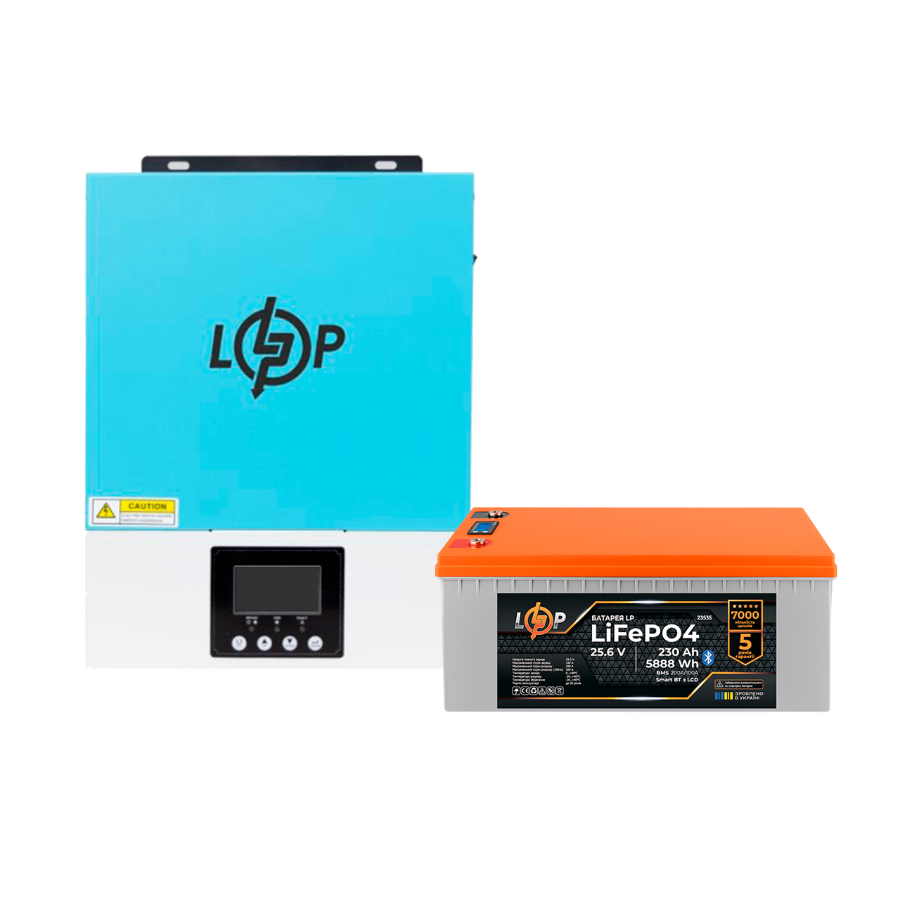 Комплект резервного питания LogicPower W3000 + литиевая (LiFePO4) батарея 5888Wh 1 Комплект резервного питания LogicPower W3000 + литиевая (LiFePO4) батарея 5888Wh