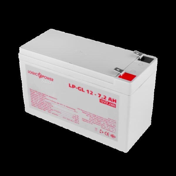 Аккумулятор гелевый LP-GL 12V - 7.2 Ah Silver