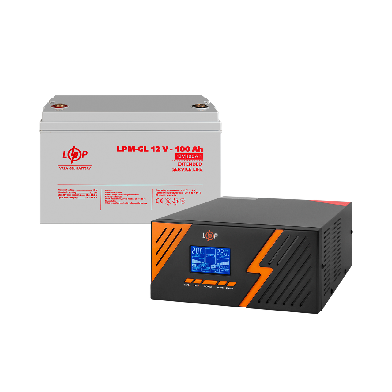 Комплект резервного питания ИБП + гелевая батарея (UPS B1500 + АКБ GL 1200Wh) 1 Комплект резервного питания ИБП + гелевая батарея (UPS B1500 + АКБ GL 1200Wh)