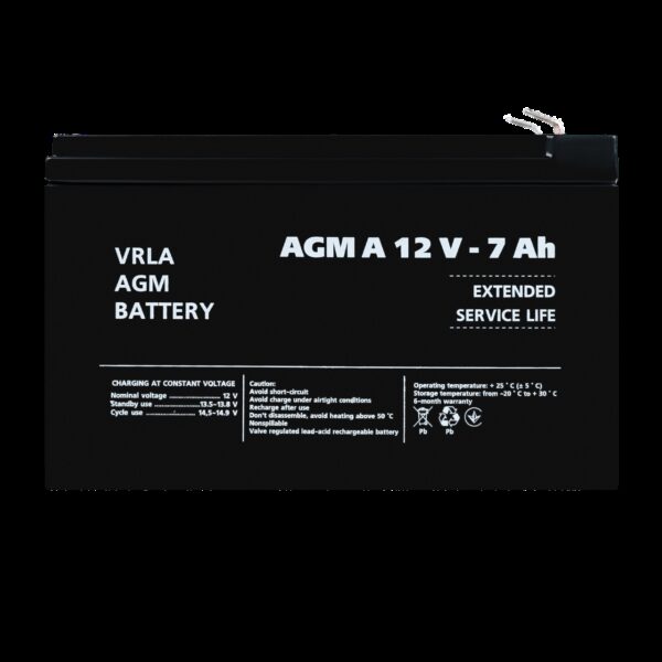 Аккумулятор для сигнализации AGM А 12V - 7 Ah