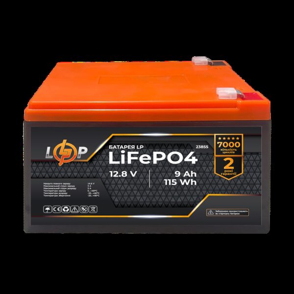 Аккумулятор LP LiFePО4 12,8V - 9 Ah (115,2Wh)