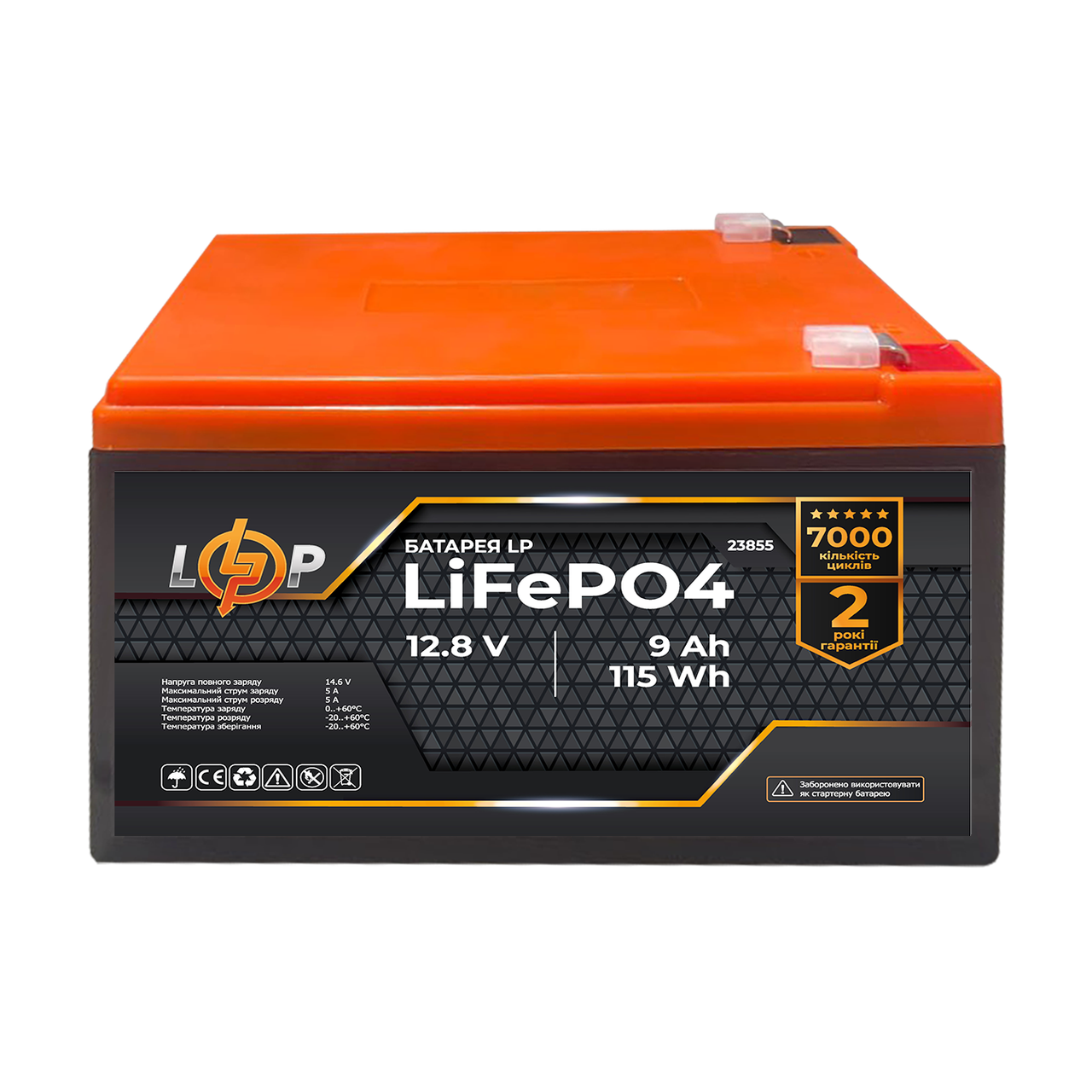 Аккумулятор LP LiFePО4 12,8V - 9 Ah (115,2Wh) 1 Аккумулятор LP LiFePО4 12,8V - 9 Ah (115,2Wh)