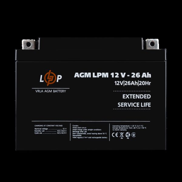 Аккумулятор AGM LPM 12V - 26 Ah