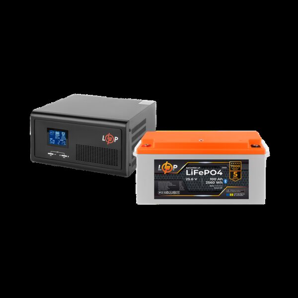 Комплект резервного питания LP(LogicPower) ИБП + литиевая (LiFePO4) батарея (UPS В2300 + АКБ LiFePO4 2560W)
