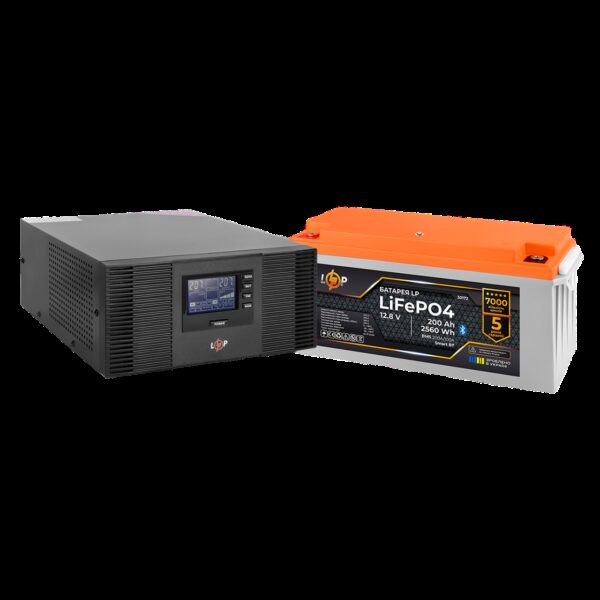 Комплект резервного питания LogicPower B1500 + литиевая (LiFePO4) батарея 2560Wh