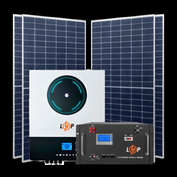 Комплект СЭС 11kW АКБ 11.77kWh (литий) 230 Ah Премиум +