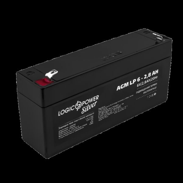 Аккумулятор AGM LP 6V - 2.8 Ah Silver