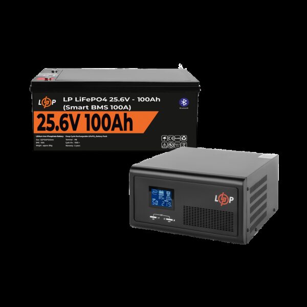 Комплект резервного питания LP (LogicPower) ИБП + литиевая (LiFePO4) батарея (UPS 2300VA + АКБ LiFePO4 2560W)