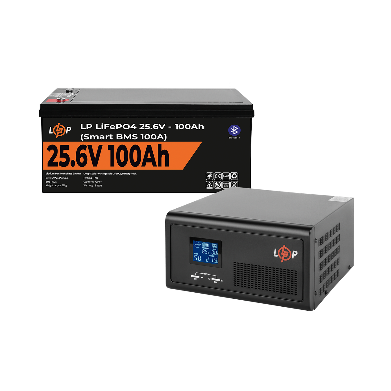 Комплект резервного питания LP (LogicPower) ИБП + литиевая (LiFePO4) батарея (UPS 2300VA + АКБ LiFePO4 2560W) 1 Комплект резервного питания LP (LogicPower) ИБП + литиевая (LiFePO4) батарея (UPS 2300VA + АКБ LiFePO4 2560W)