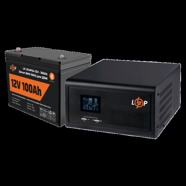 Комплект резервного питания LP (LogicPower) ИБП + литиевая (LiFePO4) батарея (UPS 430VA + АКБ LiFePO4 1280W)