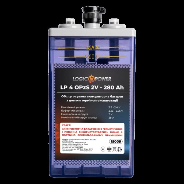 Аккумуляторная батарея LP 40OPzS 2V - 280 Ah