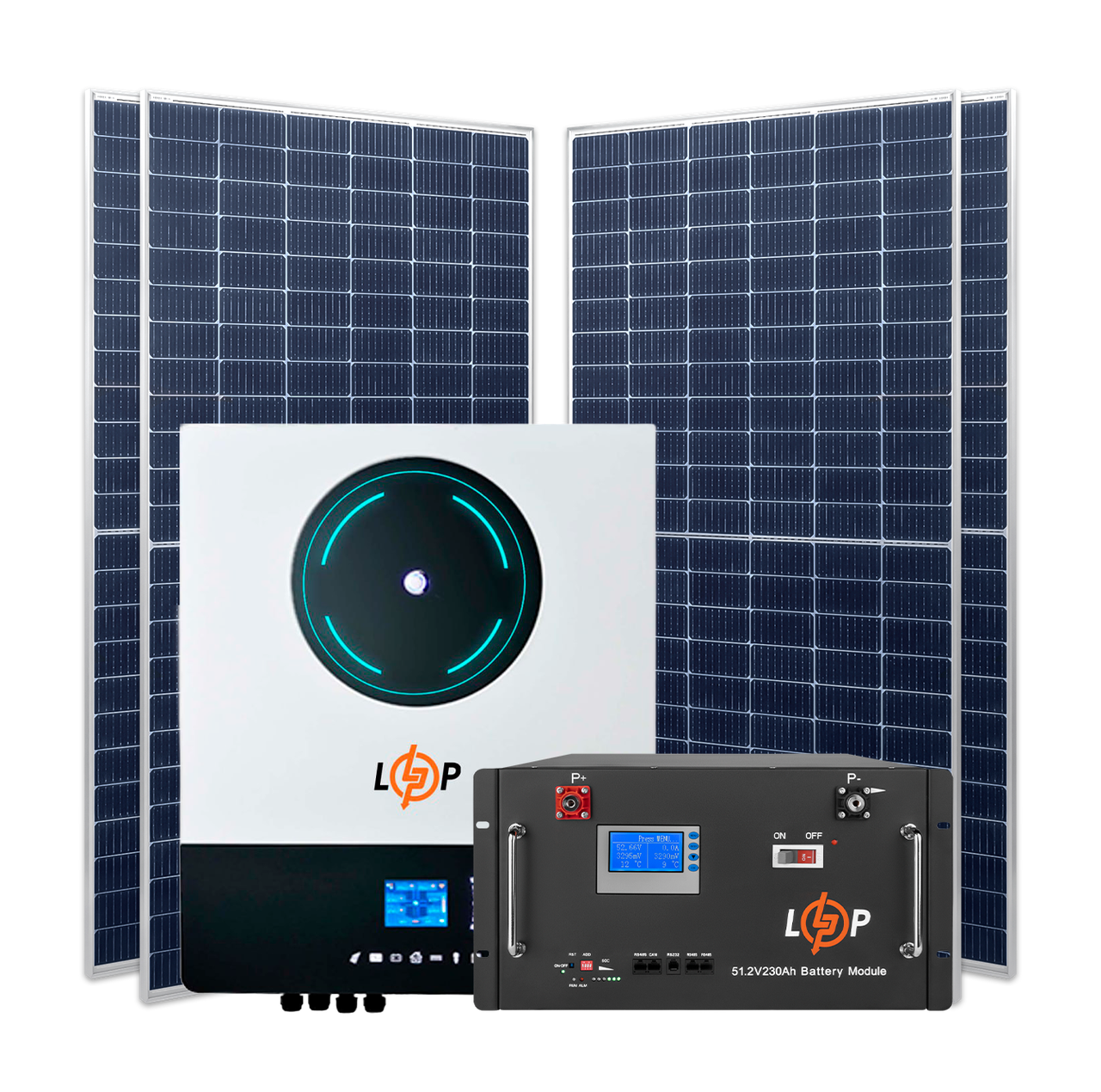 Комплект СЭС 8 кВт АКБ11.7kWh (литий) 230 Ah Премиум 1 Комплект СЭС 8 кВт АКБ11.7kWh (литий) 230 Ah Премиум