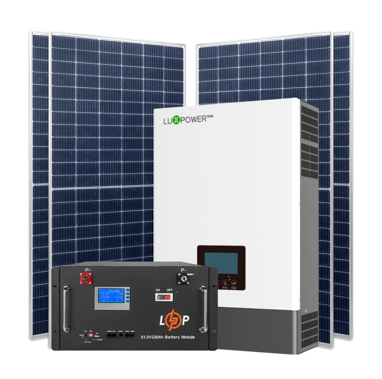 Комплект СЭС 6kW Luxpower АКБ 11.77kWh (литий) 230 Ah Премиум 1 Комплект СЭС 6kW Luxpower АКБ 11.77kWh (литий) 230 Ah Премиум