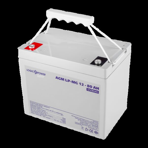 Аккумулятор мультигелевый LP-MG 12V - 80 Ah Silver