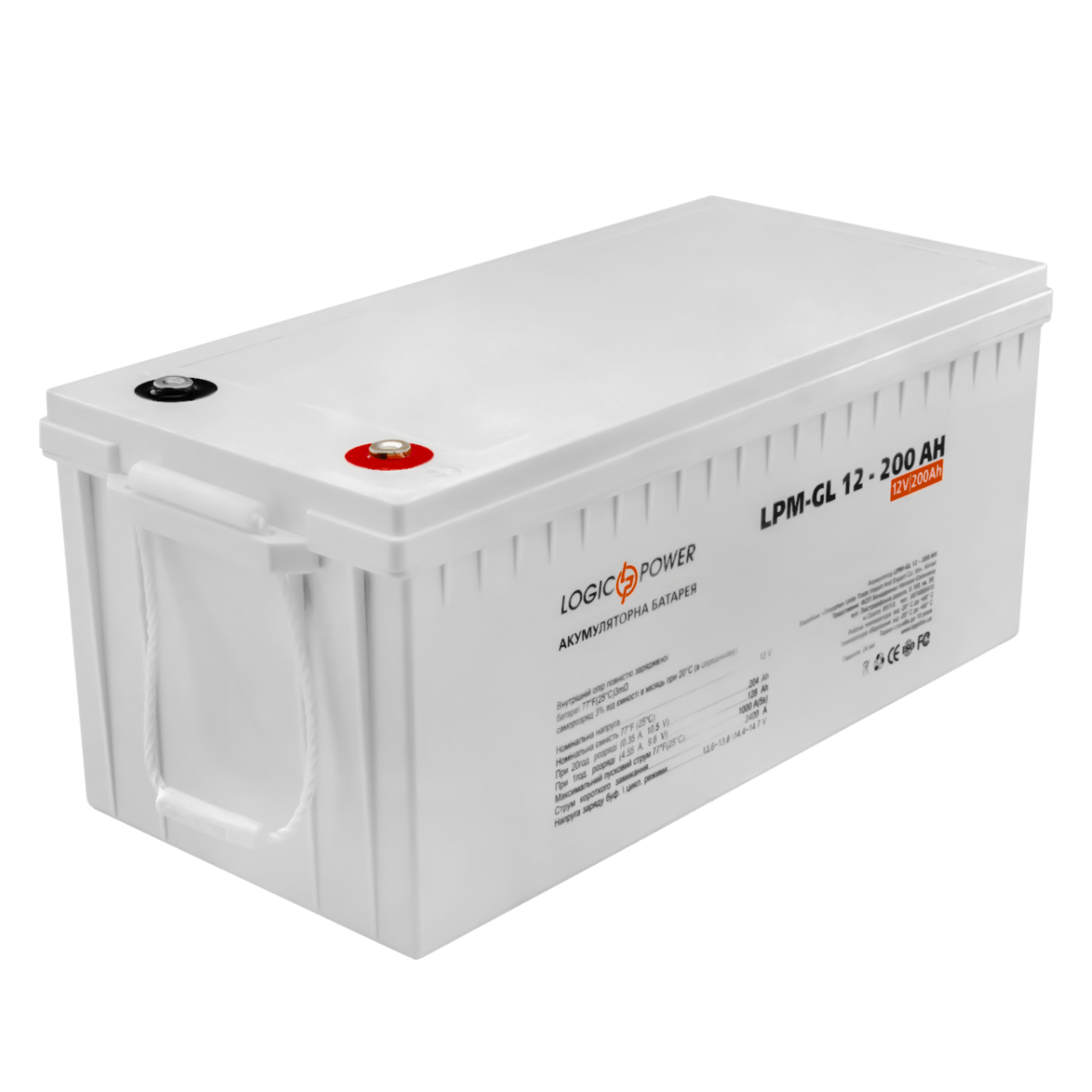 Аккумулятор гелевый LP-GL 12V - 200 Ah Silver 1 Аккумулятор гелевый LP-GL 12V - 200 Ah Silver