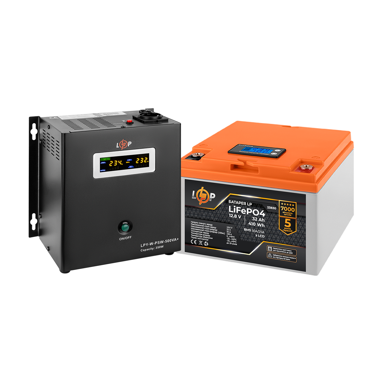 Комплект резервного питания LP (LogicPower) ИБП + литиевая (LiFePO4) батарея (UPS W500+ АКБ LiFePO4 410W) 1 Комплект резервного питания LP (LogicPower) ИБП + литиевая (LiFePO4) батарея (UPS W500+ АКБ LiFePO4 410W)